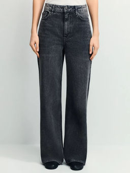 Джинсы wide leg с высокой посадкой / Zarina  фото 5