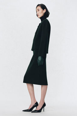 100% WOOL MIDI SKIRT SOSHIOTSUKI X ZARA  фото 2