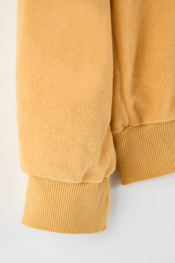 Hardal Regular/Normal Kesim Polar Bisiklet Yaka Sweatshirt/Pijama Ustu TMNAW26SW00033