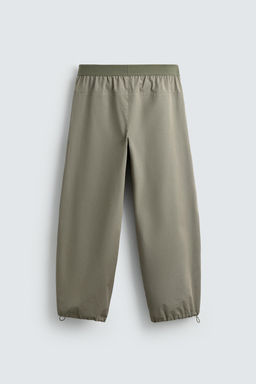 PANTAL?N PARACHUTE RELAXED FIT / Khaki claro - Zara фото 8