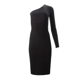 Платье женское миди MINAKU: PartyDress, чёрное, размер 40