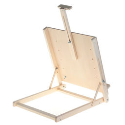 Мольберт настольный «Студийный», 650×450×560 мм, с планшетом 450×480 мм (возможность разместить холст 60×80 см), с бегунком, Calligrata