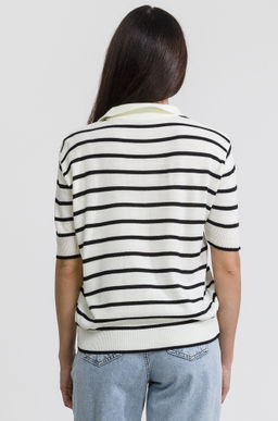 Футболка поло женская вязаная Happy Fox