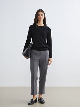 Bisiklet Yaka Kad?n Triko Kazak