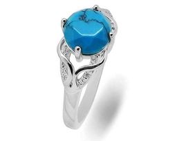 Кольцо из серебра бирюза пресс., МЦВ236