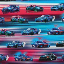 Цена за 10 шт. Бумага упаковочная глянцевая «Машинки», 70 х 100 см