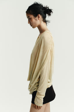 DRAPED TOP - Zara фото 4