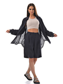 шорты бермуды из вискозы - А+б коллекция фото 2