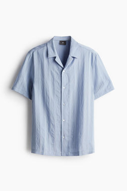 Camisa resort en tejido texturizado Regular Fit - H&m фото 6