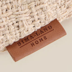 Наволочка декоративная с кисточками SL Home TASSEL, 45×45 см, коричневая