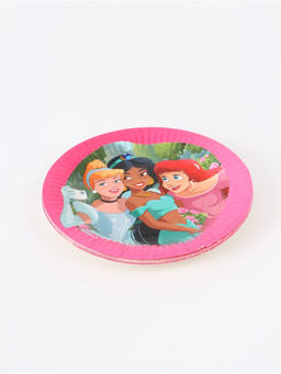 Тарелка одноразовая 18 см, набор 10 шт, Принцессы