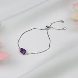 Браслет регулируемый с Чароитом от 16 см