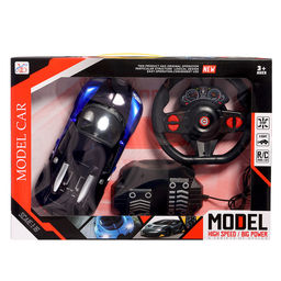 Машинка на пульте управления Купе, радиоуправление, в комплекте педали и руль, работает от батареек, цвет синий - Simaland фото 13