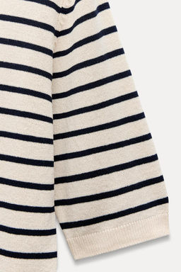BASIC PLAIN KNIT SHORT SLEEVE TOP - Zara фото 8