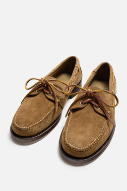CASTELLANO 1920 ® X ZARA MAN DECK SHOES  фото 6