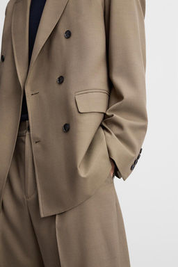 DOUBLE-BREASTED SUIT BLAZER - Zara фото 6