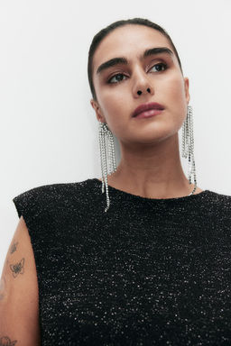 Minivestido con lazada en la espalda - H&m фото 3