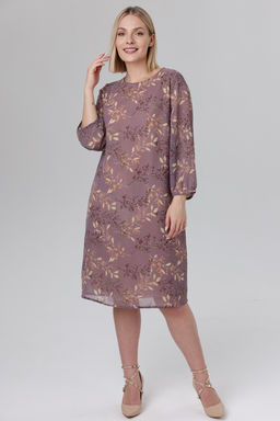 Платье женское 2122/87/Сиреневый, серый - Rise фото 2