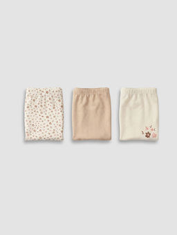 Bask?l? K?z ?ocuk Boxer 3l?