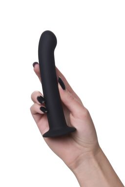 Анальный фаллоимитатор A-Toys Rocus, силикон, черный, 15 см - Toyfa фото 4