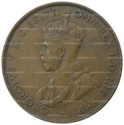 1 пенни 1933 года Австралия
