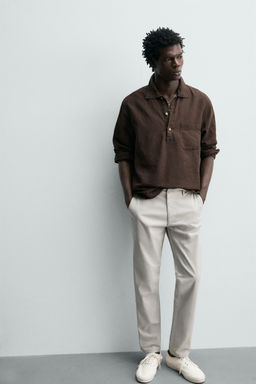 PANTAL?N CHINO SKINNY FIT / Gris claro - Zara фото 10