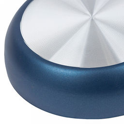 "Azure" Сотейник с антипригарным покрытием д24см "Сатин", h6,3см, s0,18см, стеклянная крышка (Россия)