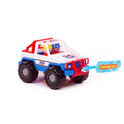 Автомобиль-джип Сафари (бело-синий) - Полесье фото 6