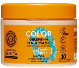 "NS" OBLEPIKHA Prof./Color/ Маска "Антиоксид.защита цвета"окрашен.волос 300мл банка срок 03.2026