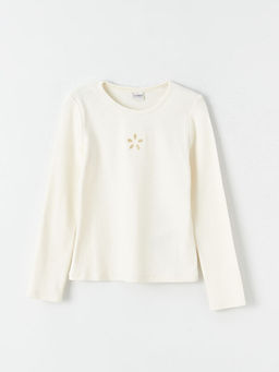 Bisiklet Yaka K?z ?ocuk Ti??rt