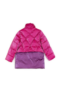 Пальто цвета фуксии для девочки - U.s. polo assn фото 2