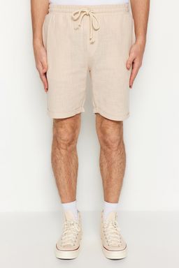 TRENDYOL MAN Ekru Regular Fit Keten Gorunumlu Sort TMNSS23SR00030 - Trendyolmilla фото 21