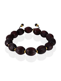 Браслет Индонезия из фактурного янтаря