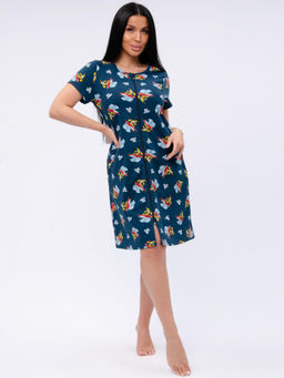 Халат "Красотка 11" бананы, трикотаж