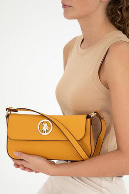 Женская горчичная сумка через плечо Неожиданная скидка в корзине
