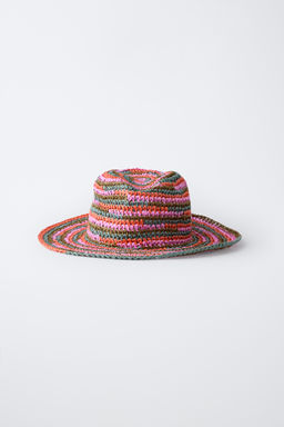SOMBRERO RAYAS / Naranja