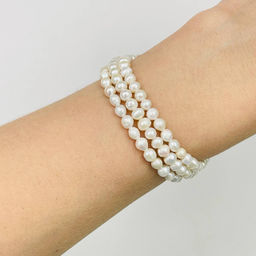 Бусины для украшений из белого Жемчуга 38 см