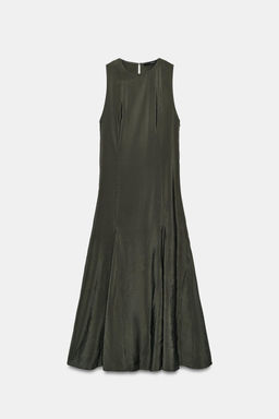 VESTIDO MIDI FLUIDO / Petr?leo - Zara фото 7