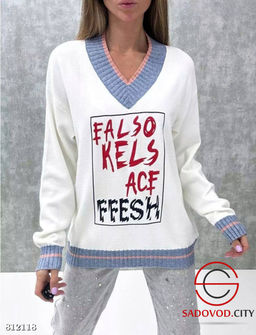 Кофта женская с надписью - Bruno фото 3