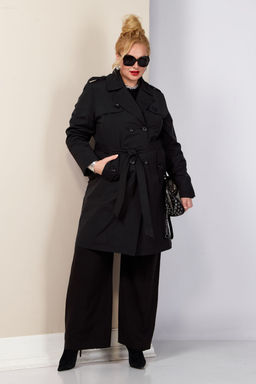 Плащ SHETTI 2187 чёрный