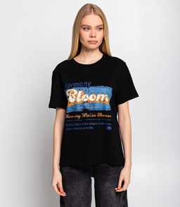 Футболка #КТ6696, чёрный