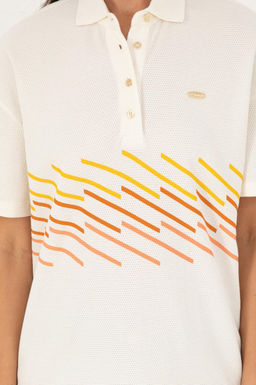 Женская футболка цвета экрю Неожиданная скидка в корзине - U.s. polo assn фото 6