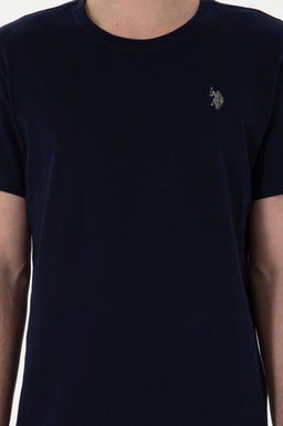 Erkek Regular Fit Bisiklet Yaka Lacivert Basic Ti__rt Sepette S_rpriz _ndirim - U.s. polo assn фото 6