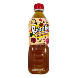 Напиток холодный чай Бабл Ти со вкусом маракуйи и личи Bubble Tea Bobaba Madam Hong, Тайвань, 500 мл