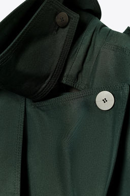 OVERSIDE WATER REPELLENT TRENCH COAT ZW COLLECTION - Zara фото 12