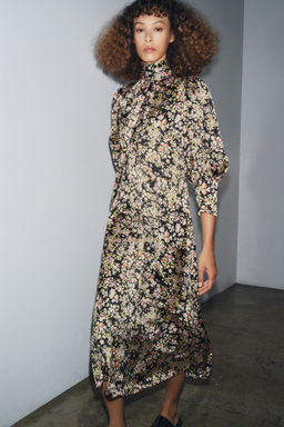 ZW COLLECTION FLORAL MIDI DRESS
