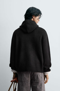 CHAQUETA PUNTO CAPUCHA / Gris - Zara фото 3