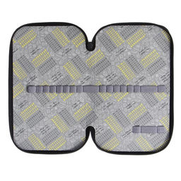 Пенал школьный, 2 секции, 12.5×20.5×4 см«Кеды»