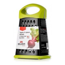 Терка четырёхгранная с покрытием non-stick Walmer Vegan, цвет зеленый  фото 7
