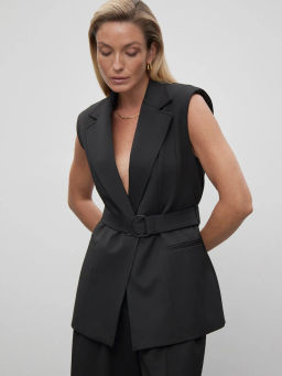 ЕМКА / Жилет с поясом - Emka фото 3